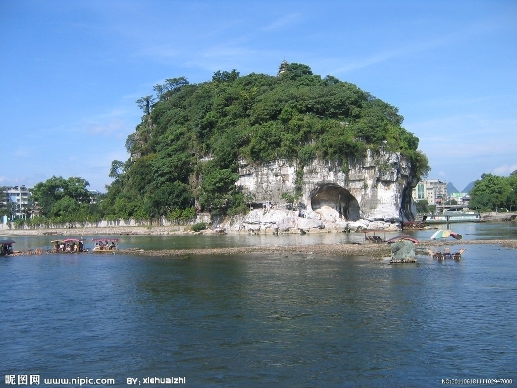 桂林象鼻山摄影图__风景名胜_自然景观_摄影图库_昵图网nipic.com